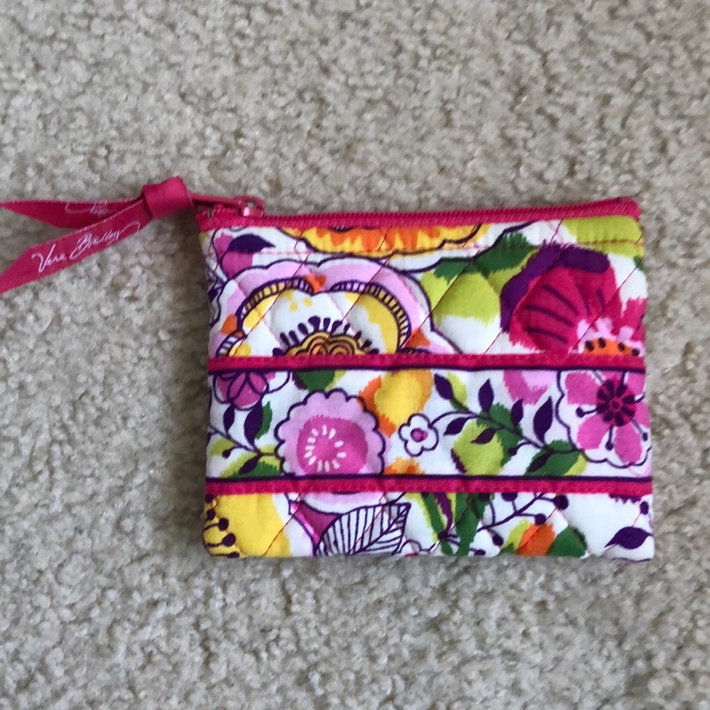 RARE PATTERN Vera Bradley Zip Coin